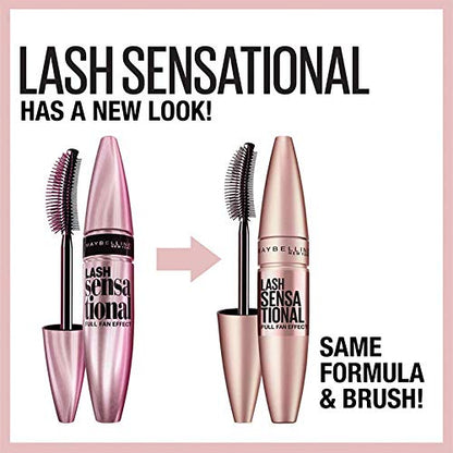 Maybelline Lash Sensational - Máscara Lavable, Alargadora Y