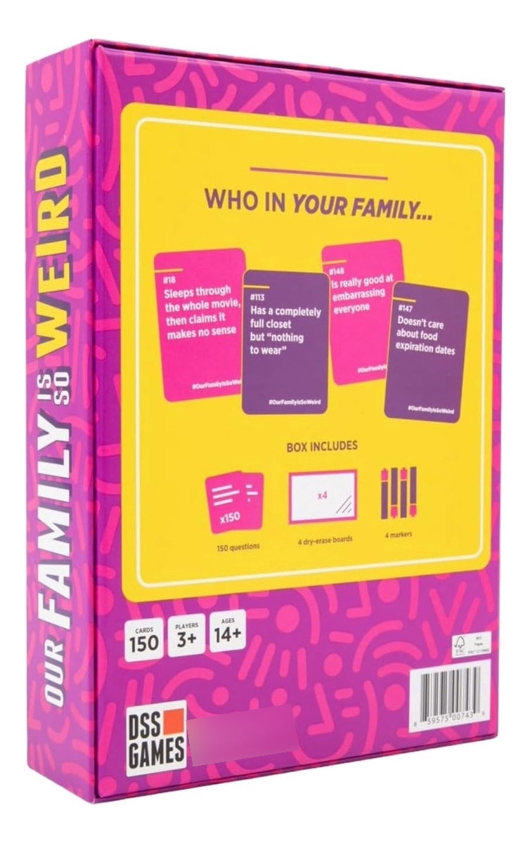 Dss Games Our Family Is So Weird [un Juego De Cartas Familia