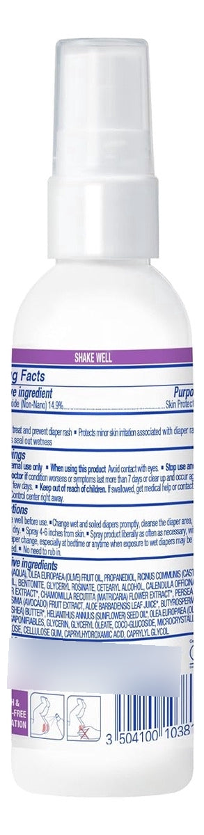 Mustela Spray De Crema Antidermatitis Para Pañales Para Bebe