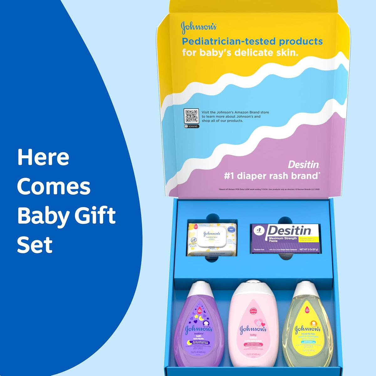 Johnson's Baby Aquí Viene Bebé - Set De Regalo Para Bebés
