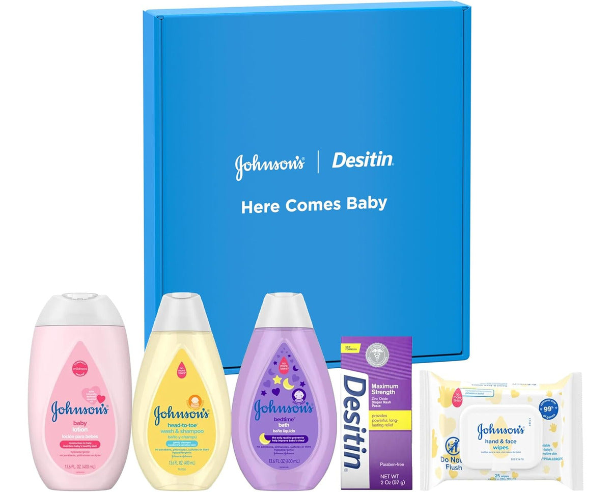 Johnson's Baby Aquí Viene Bebé - Set De Regalo Para Bebés