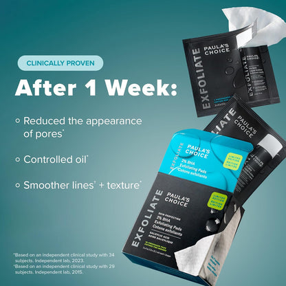 Paula's Choice Skin Perfecting - Almohadillas De Tóner Bha A