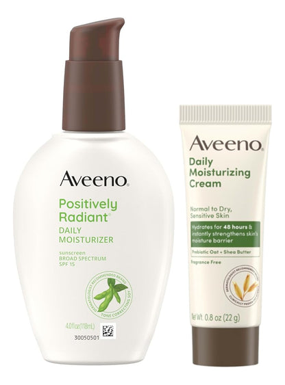 Aveeno Paquete De Cuidado De La Piel, Positively Radiant Da