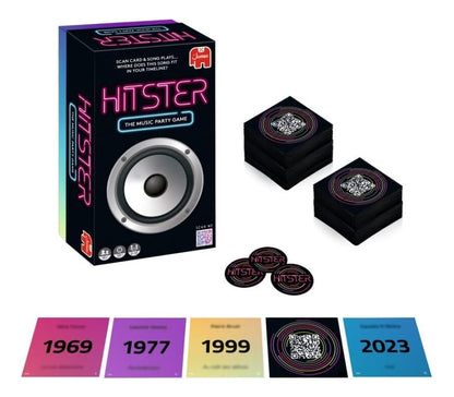 Jumbo Hitster - Juego De Cartas The Music Fun Party Quiz, 2