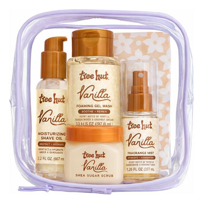 Tree Hut Mini Vanilla Everything - Set De Regalo Para Ducha,