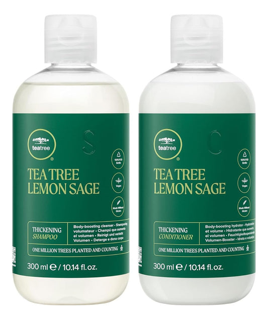 Tea Tree Lemon Sage - Juego De Champú Y Acondicionador Espe