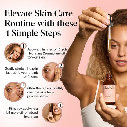 Kitsch Aceite Facial Dermaplane Con Aceite De Jojoba Y Argán