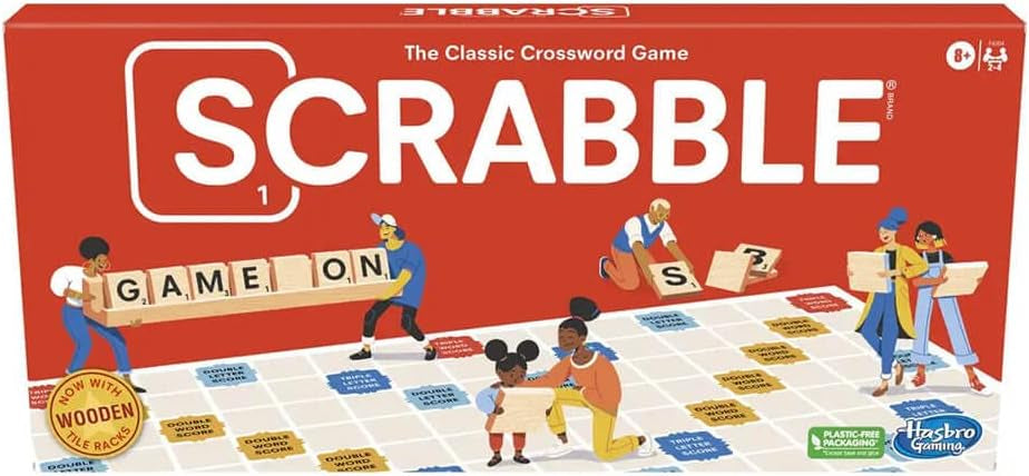 Hasbro Gaming Juego De Mesa Scrabble, Juegos Clásicos De Pal