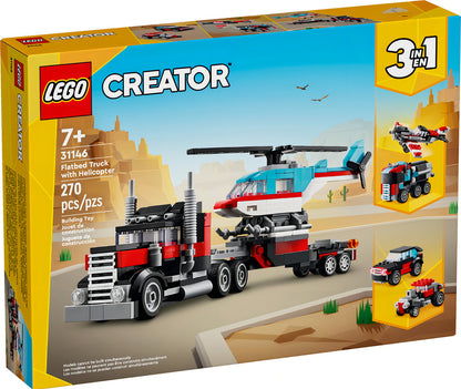 Set Lego Lego Creator 31146 Camión Plataforma 270 Pz