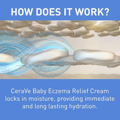 Cerave Crema Para Aliviar El Eccema Del Bebé, Crema De Avena