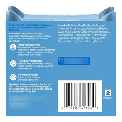 Neutrogena - Toallitas Faciales Desmaquillantes, Ultrasuaves