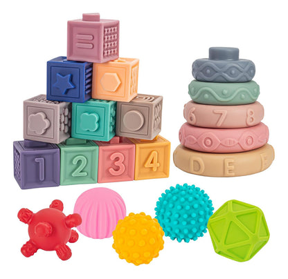 Springflower Juguetes Montessori 3 En 1 Para Bebés De 0-3-6-