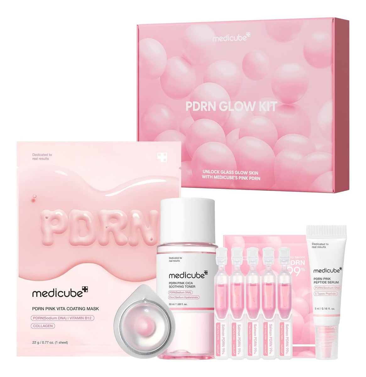 Medicube Kit De Prueba De Adn De Salmón Pdrn | Mini Set De