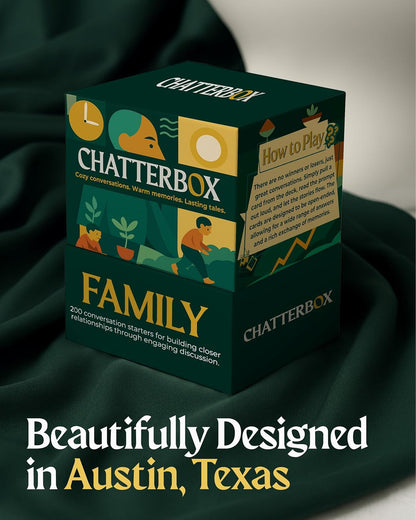 Tarjetas De Conversación Chatterbox Para Familias Y Padres,