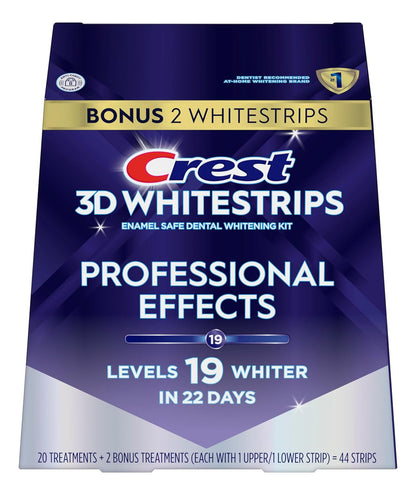 Crest Whitestrips En Blanco Y Tratamientos De 3d White Luxe