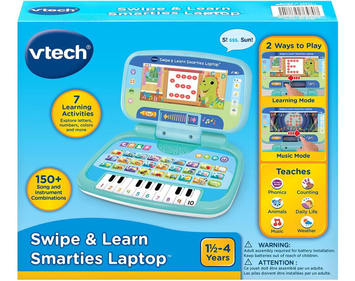 VTech Desliza y aprende Smarties portátil azul