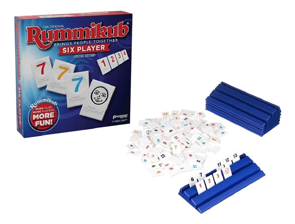 Rummikub Edición Para Seis Jugadores, El Clásico Juego De Fi