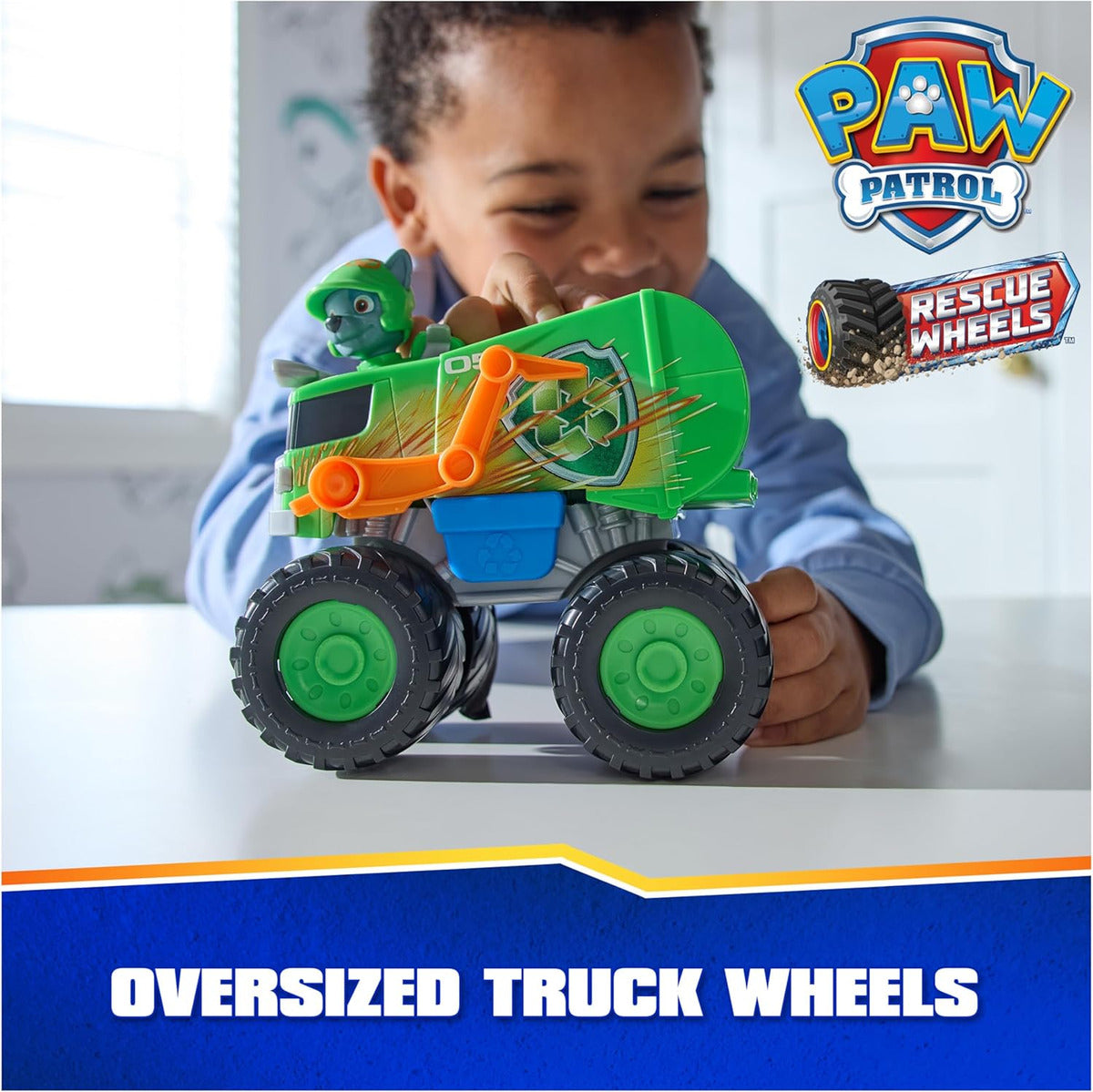 Paw Patrol: Rescue Wheels Rocky's - Camión De Reciclaje Con