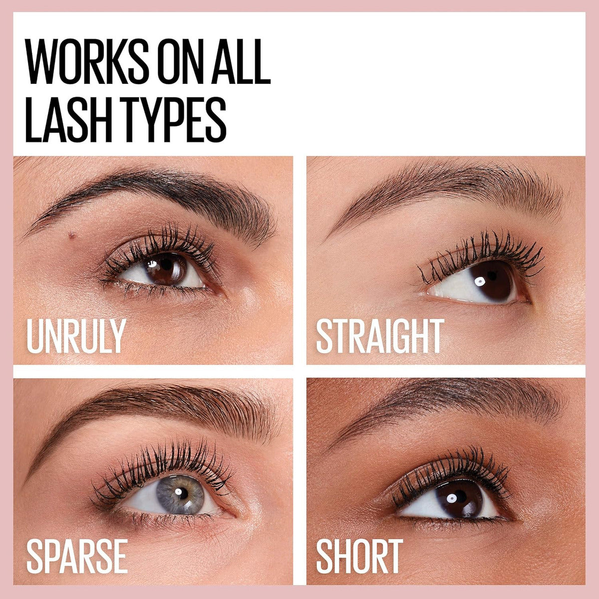 Maybelline Lash Sensational - Máscara Lavable, Alargadora Y