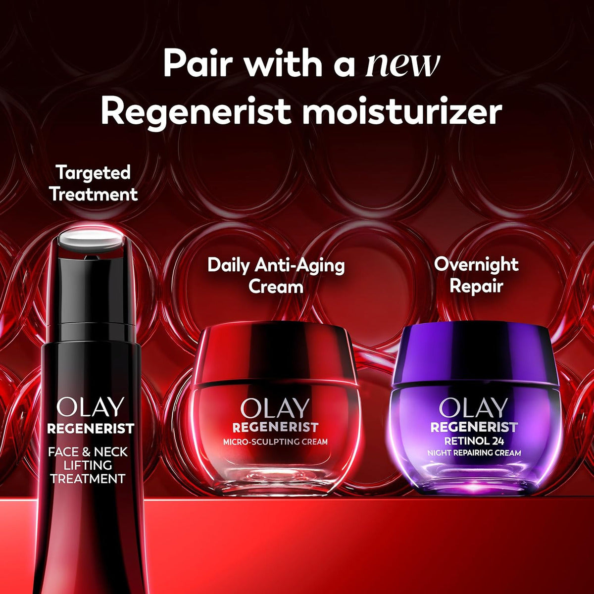 Olay Regenerist - Rodillo De Cuello Y Cara, Crema Para El Cu