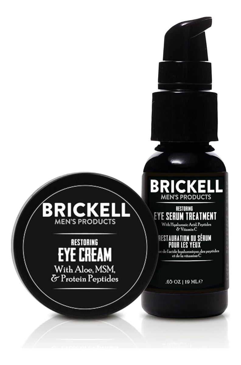 Brickell - Rutina De Ojos Restauradora Para Hombres, Crema D