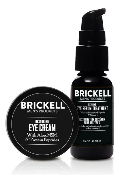 Brickell - Rutina De Ojos Restauradora Para Hombres, Crema D