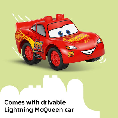 Lego Duplo Disney And Pixar Cars Mcqueen Visit To Doc's Gara