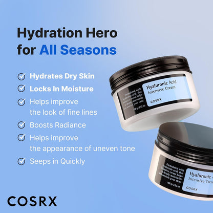 Cosrx Crema Hidratante De Ácido Hialurónico, Hidratación De