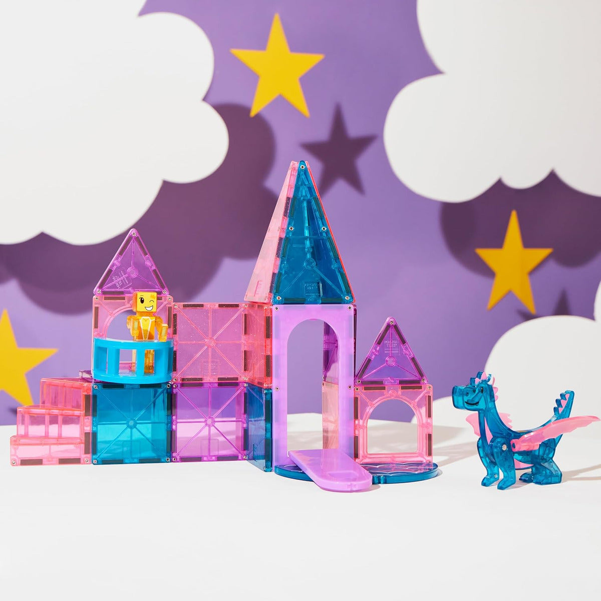 Magna-tiles Castle - Juego De Construcción Magnética