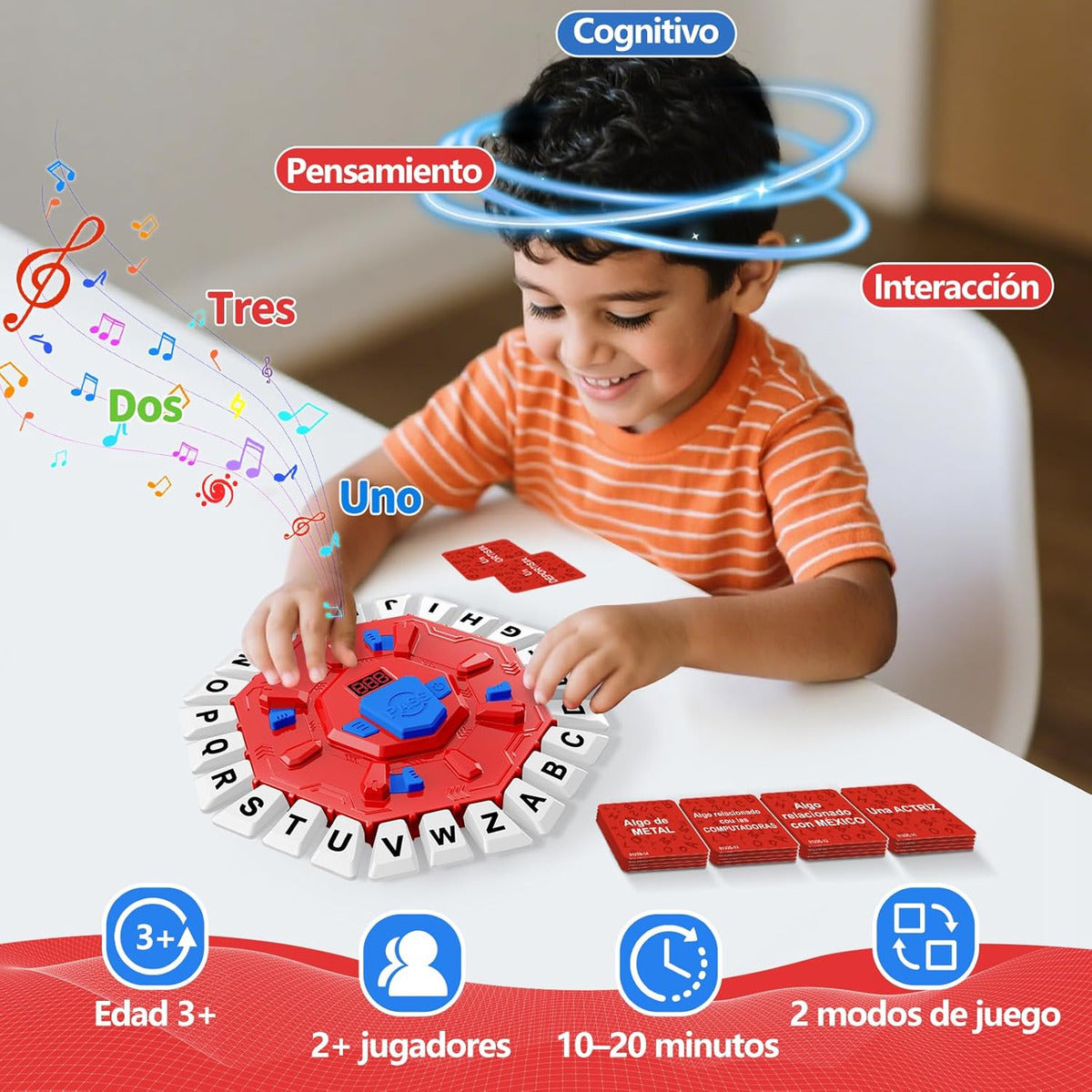 Juego De Mesa En Español Con Pantalla Digital Y 2 Modos De J
