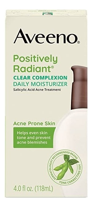 Aveeno Clear Complexion Combate Acné Facial Hidratante 118ml Todo Tipo De Piel