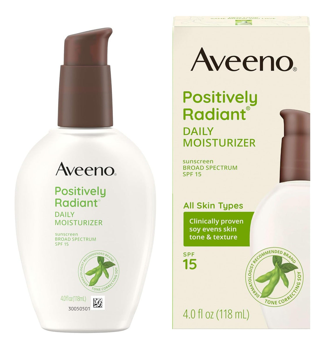Aveeno Hidratante Facial Diario Positivamente Radiante Con