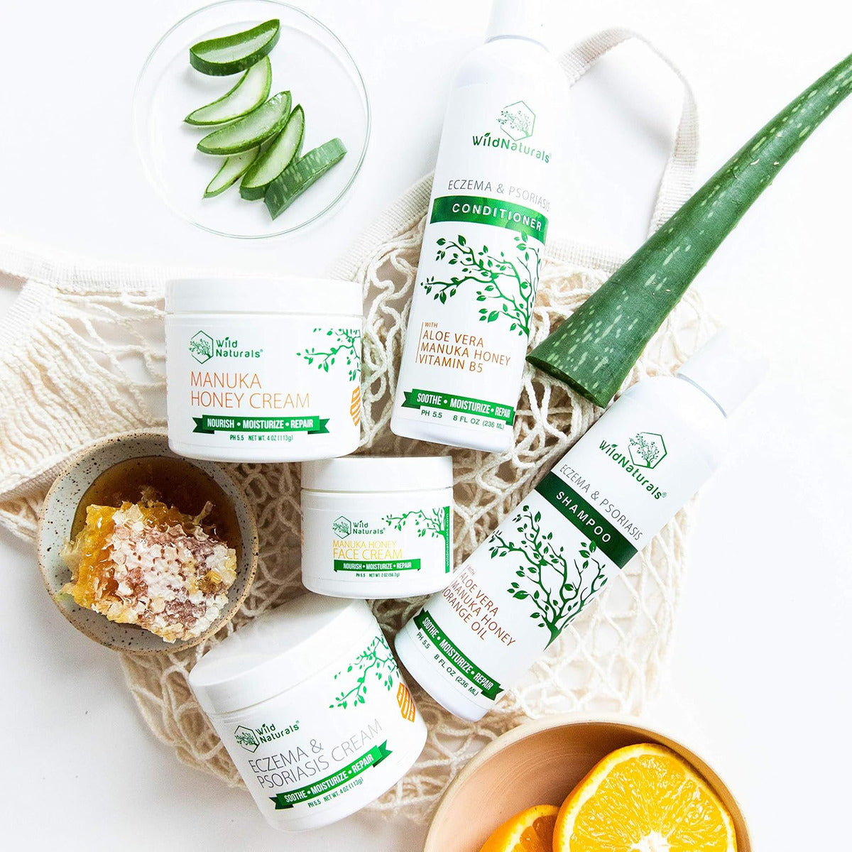 Wild Naturals Crema Facial De Miel De Manuka Para Piel Seca,