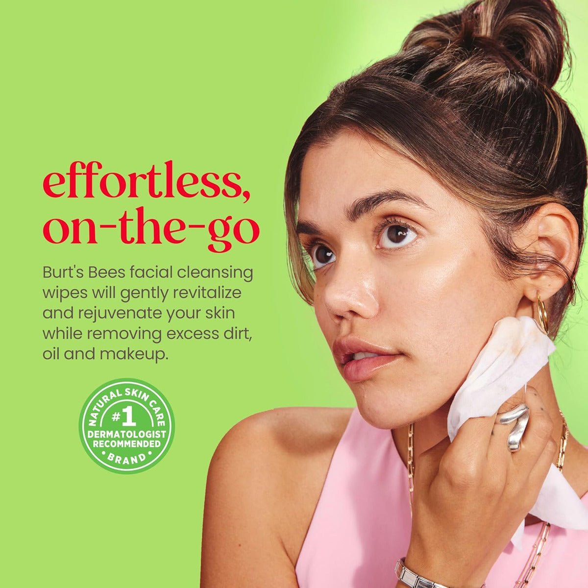 Burt's Bees Toallitas Faciales De Aloe Vera, Para Piel Sensi