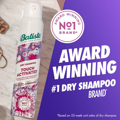 Batiste Champú Seco Activado Por Toque, Hasta 24 Horas De F