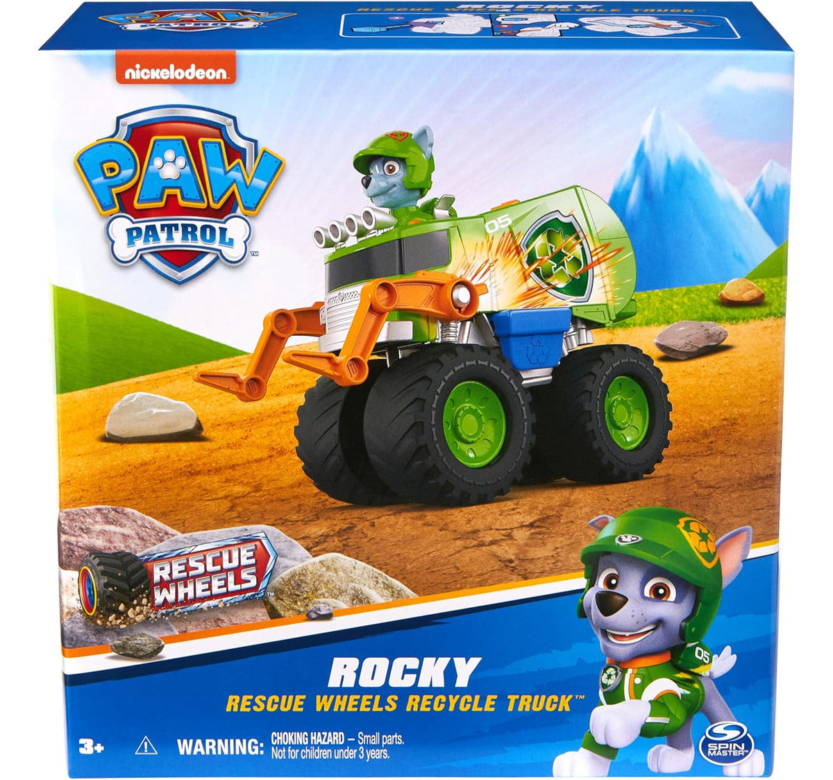 Paw Patrol: Rescue Wheels Rocky's - Camión De Reciclaje Con