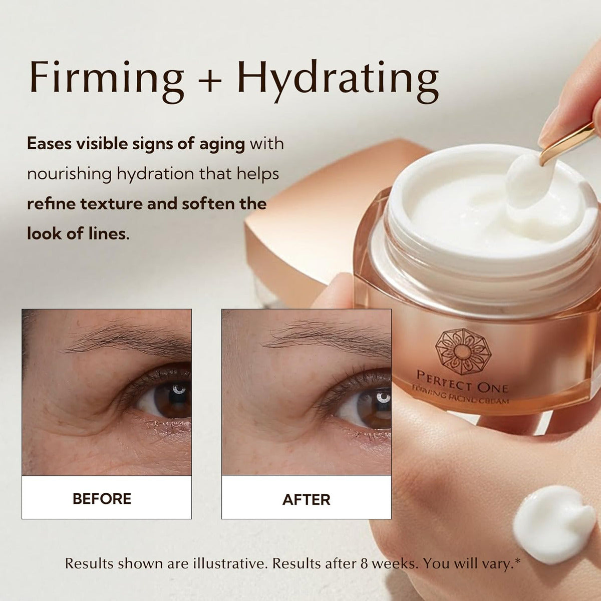 Perfect One Crema Facial Reafirmante  Hidratante De Colágen