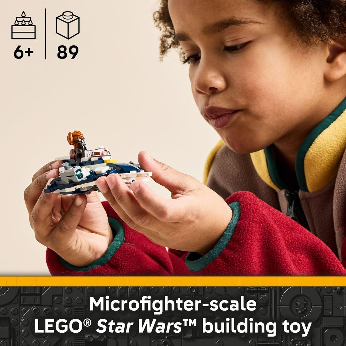 Lego Star Wars Plo Koon's Jedi Starfighter Microfighter