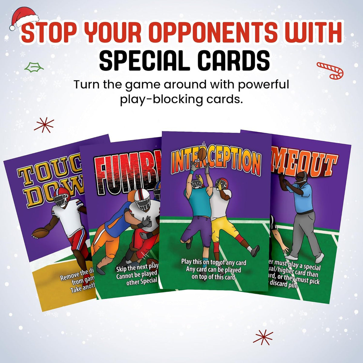 Fourth Down Juego De Cartas De Fútbol | Divertido Juego Par