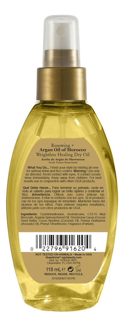 Ogx Aceite De Argán Renovador De Marruecos En Aerosol, Aceit