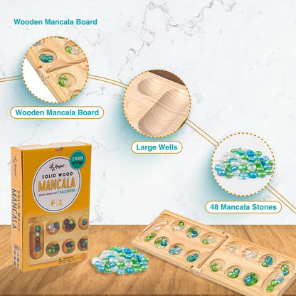 Juego De Mesa Mancala De Regal Games - Divertido Juego De Me
