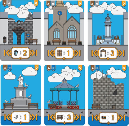 Mighty Boards: Tenby - Juego De Cartas A Juego, Dibujo De A