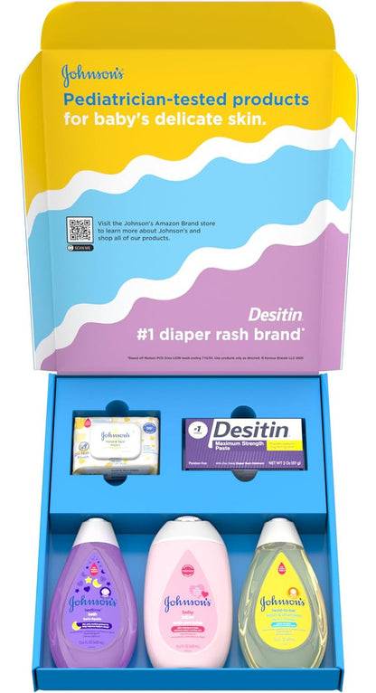 Johnson's Baby Aquí Viene Bebé - Set De Regalo Para Bebés