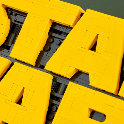 Lego Star Wars Logo De Star Wars Construido Con Ladrillo