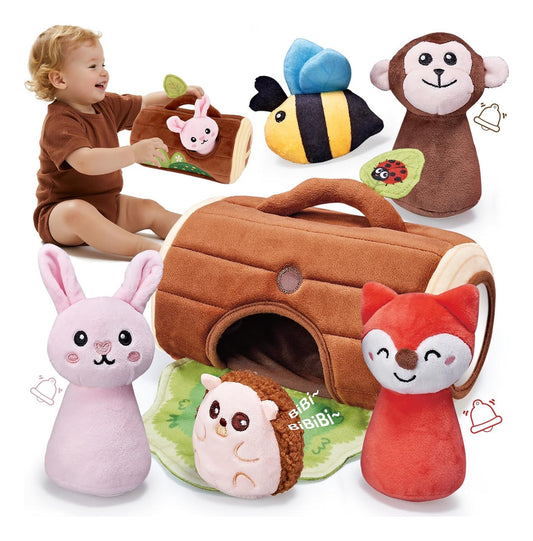 Juguetes Para Bebés De 6 A 12 Meses, Juego Sensorial De Pelu