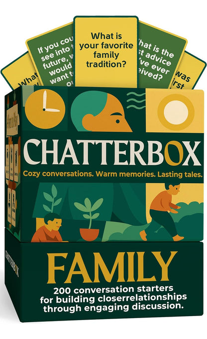 Tarjetas De Conversación Chatterbox Para Familias Y Padres,