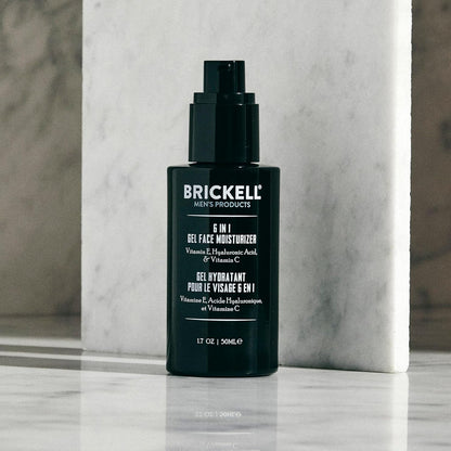 Brickell - Crema Hidratante Facial De Gel 6 En 1 Para Hombre