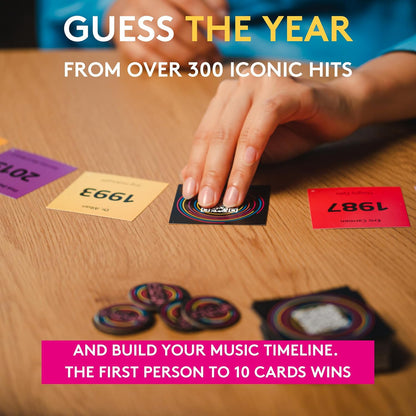 Jumbo Hitster - Juego De Cartas The Music Fun Party Quiz, 2