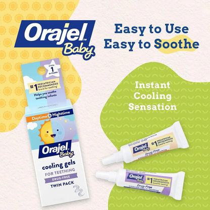 Orajel Geles Refrescantes Para Dentición Diurna Y Nocturna P
