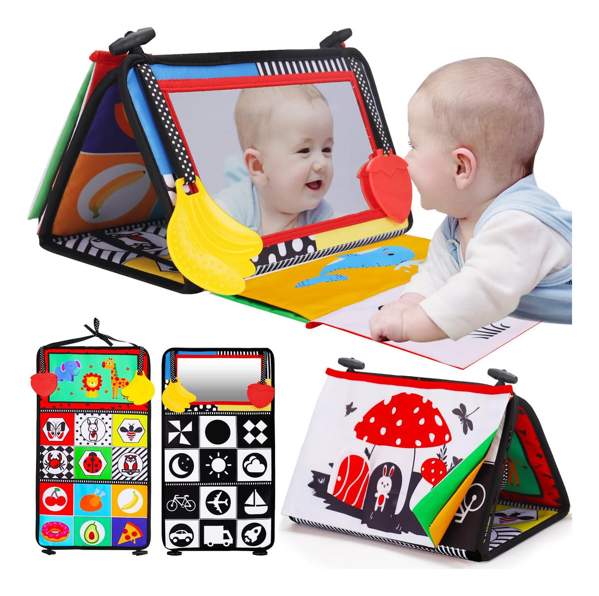 Espejo Para Bebé Tummy Time, Juguetes Para Bebés Recién Naci